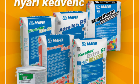 Mapei termékek a nyári felújításhoz